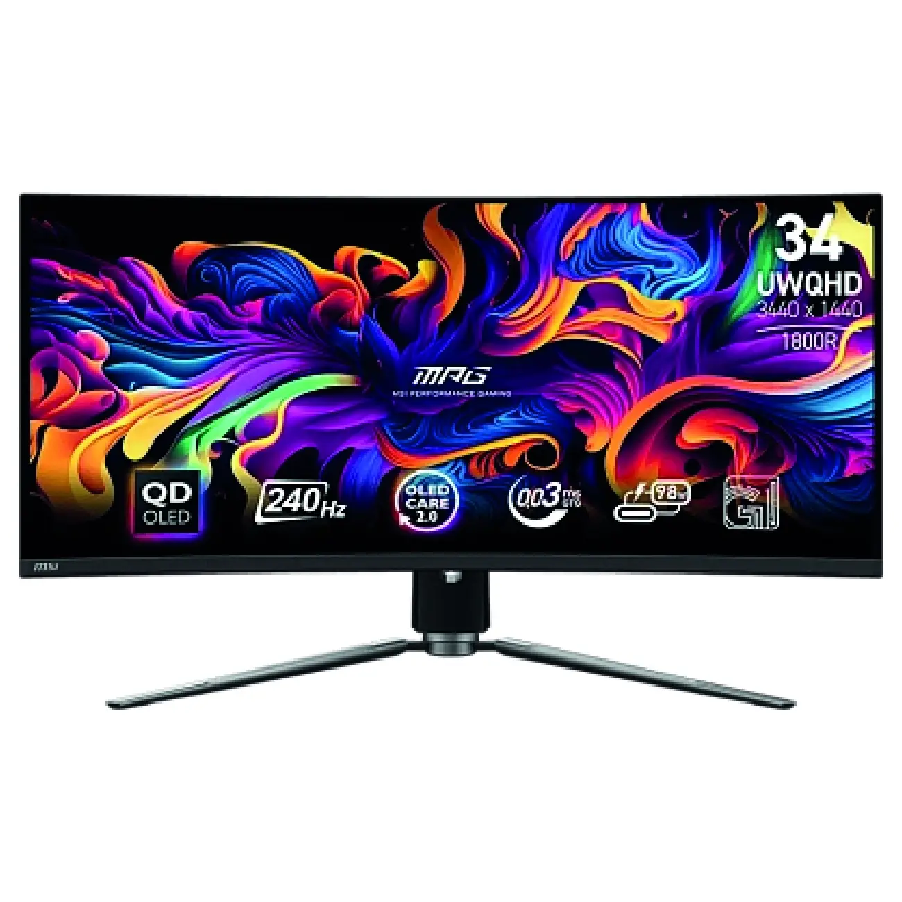 Монитор MSI - 34” MPG 341CQPX QDLED Black