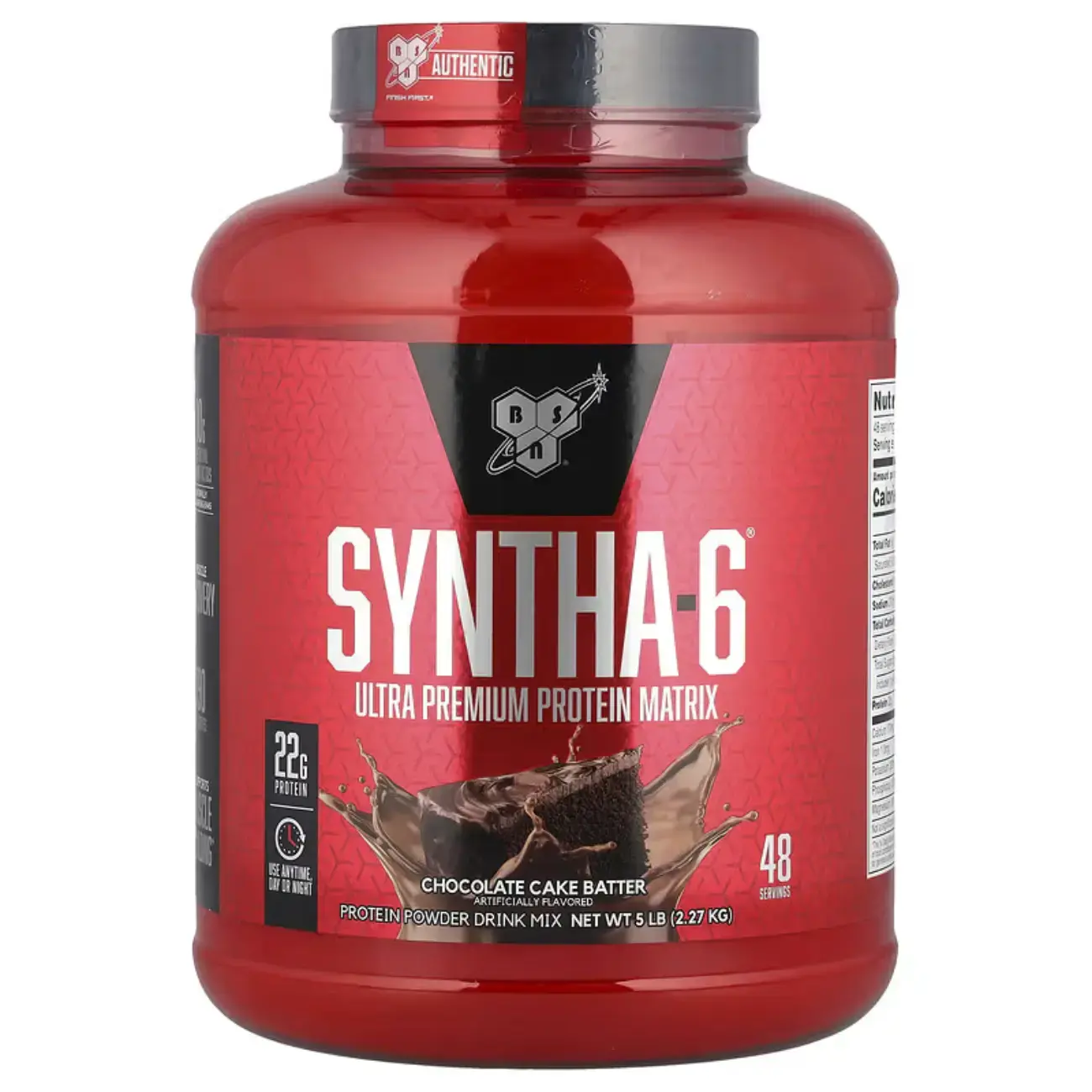 Многокомпонентный протеин SYNTHA-6 BSN (Chocolate Cake Batter) 5 lb (2.27 кг)