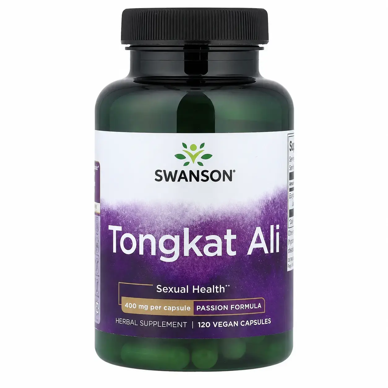 БАД Swanson Tongkat Ali 400 mg, 120 Veg Capsules