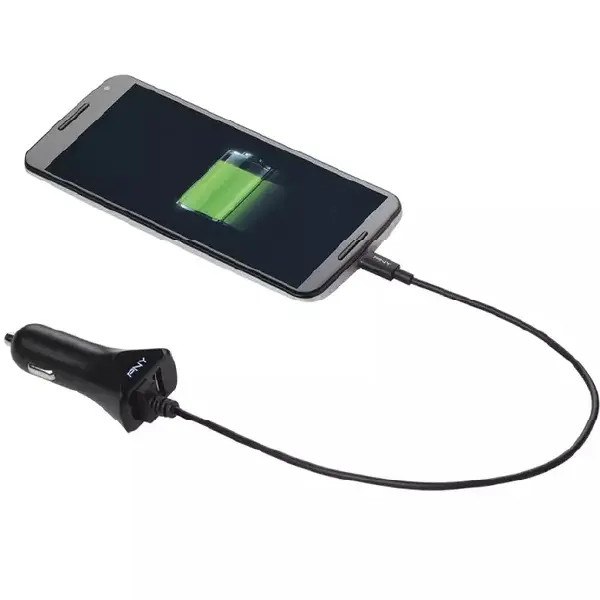 Avtomobil zaryadlash qurilmasi PNY CAR-Charger P-DC-UU-K01-04-RB