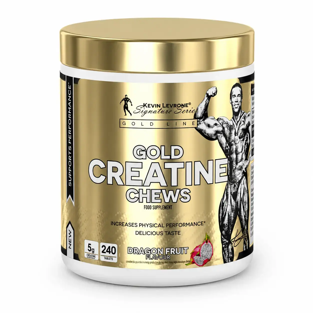 Kreatin Gold Creatine Chews Levrone (Dragon Fruit) 240 Tab