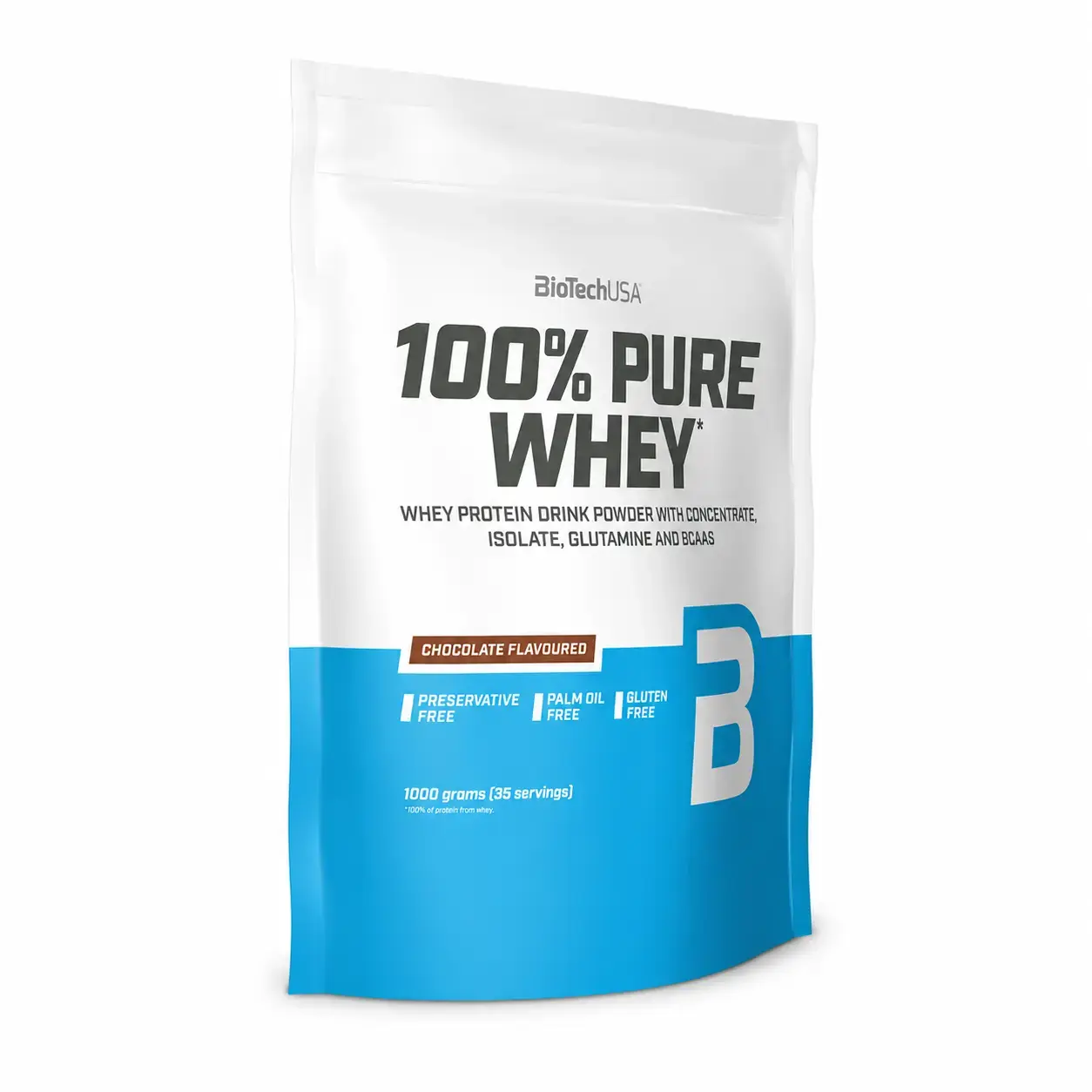 Zardob proteini 100% Pure Whey BioTechUSA (Chocolate) 1000 g (35 srv)