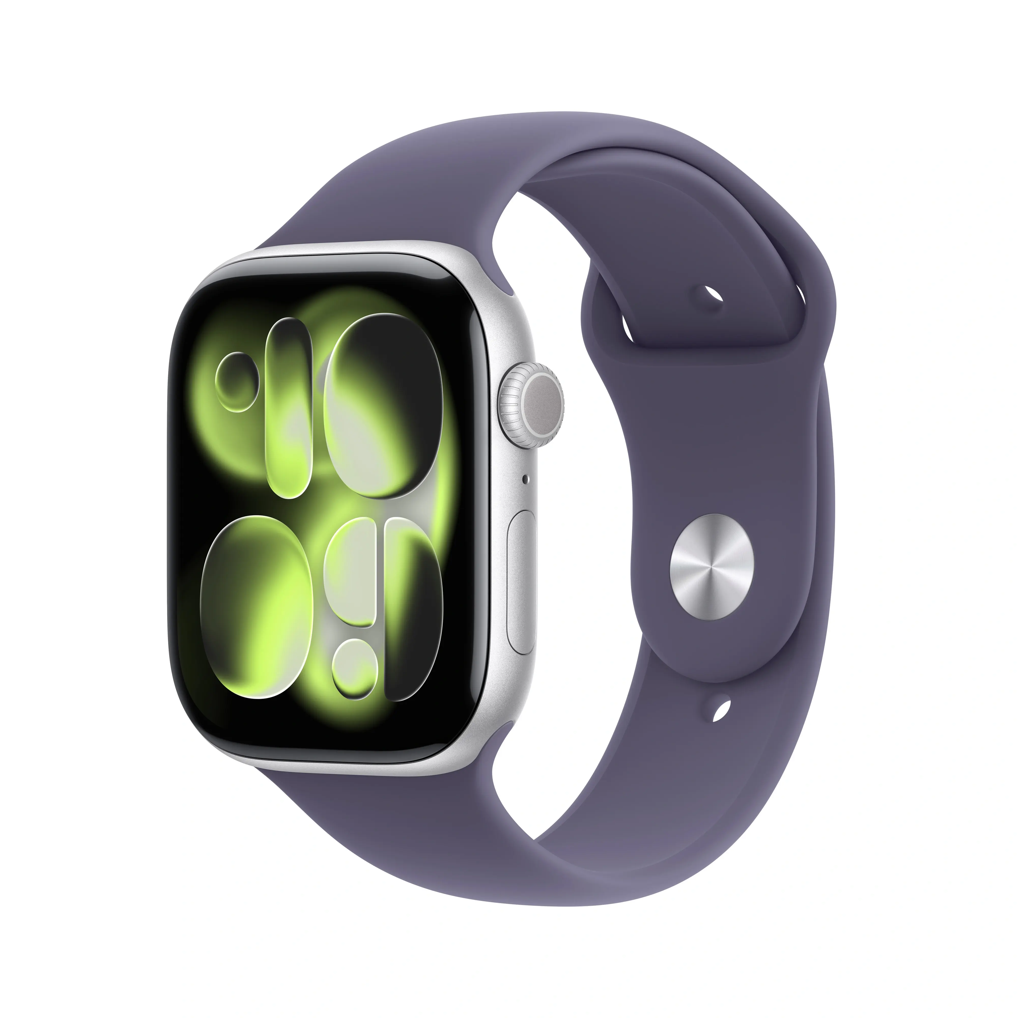 Смарт-часы Apple Watch 11 46 mm LTE Silver Aluminum Sport Band Purple Fog