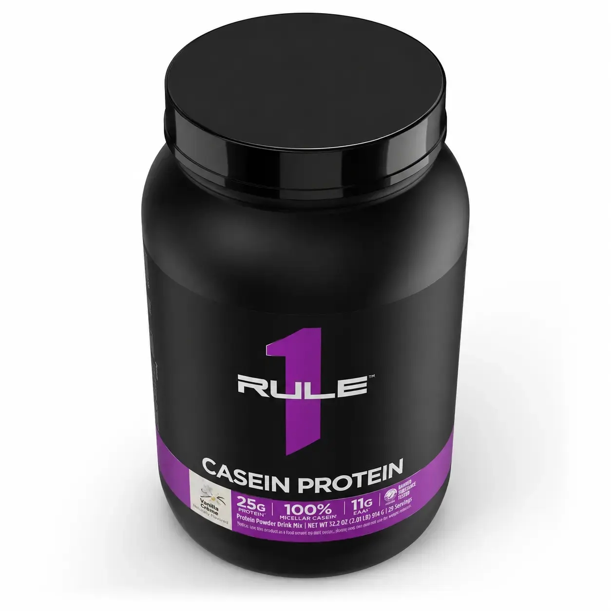 Kazeinli protein R1 Casein Rule1 (Vanilla Creme) 913,5 g