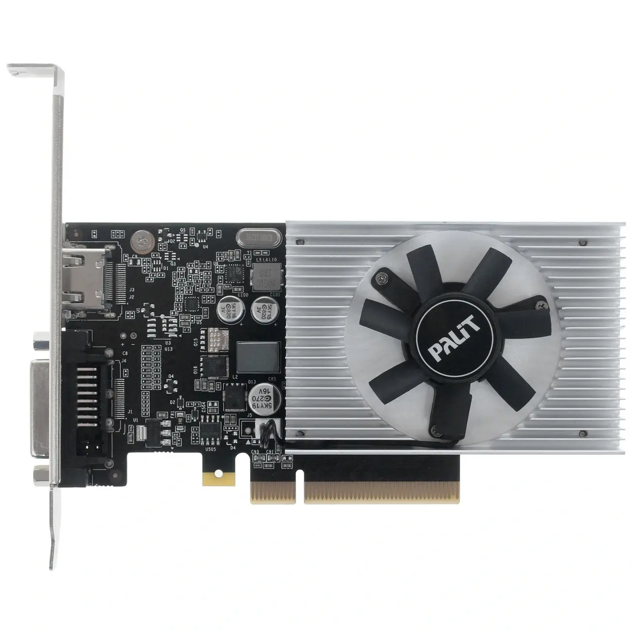 Видеокарта Palit - 2GB GeForce GT1030 GDDR4 64bit HDMI, DVI 