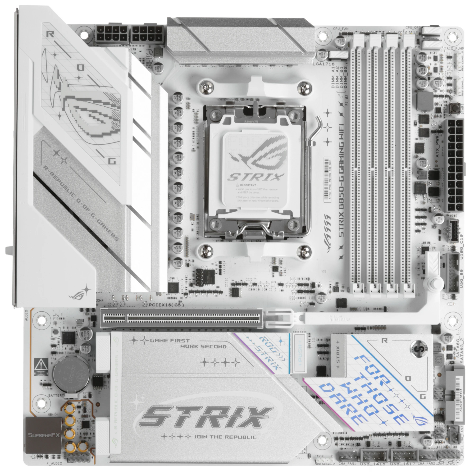 Материнская плата ASUS AMD AM5 ROG STRIX B850-G GAMING WIFI DDR5 (90MB1M30-M0EAY0)