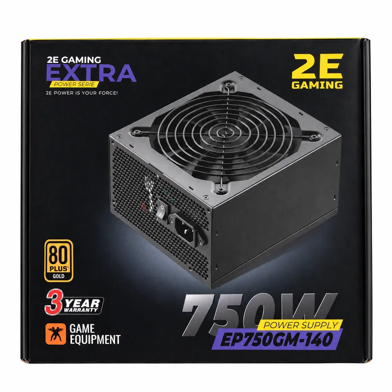 Блок питания 2E Extra Power 750W 80 Plus Gold