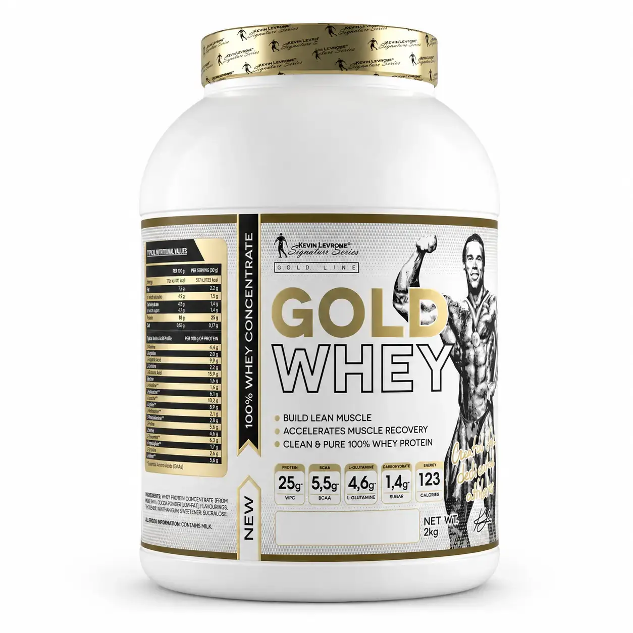 Zardobli protein Gold Whey Levrone (Strawberry Banana) 2 kg