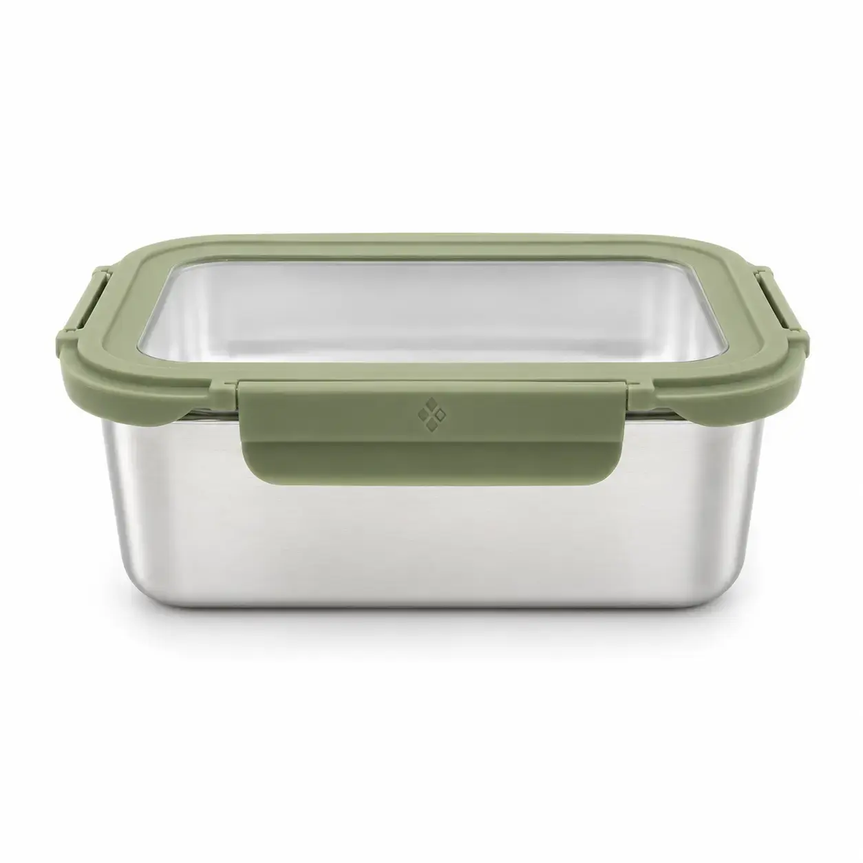 Konteyner IKOO Glass Stainless with Glass Lid Green 1200ml JW1200SS 5645U