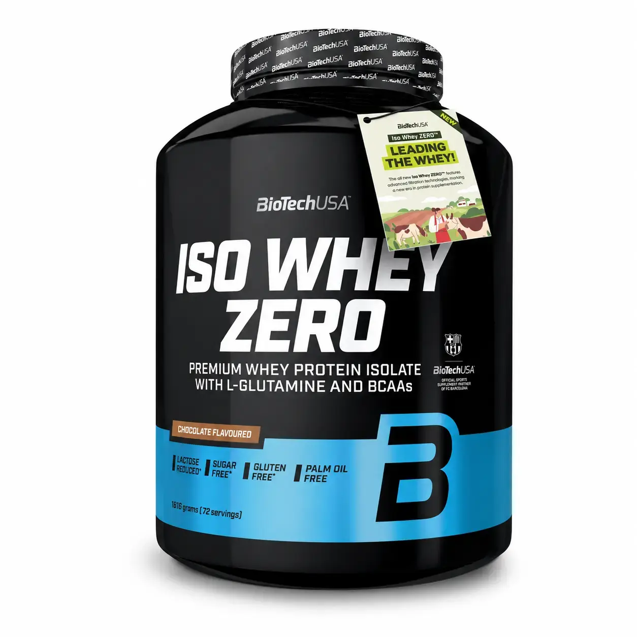 Изолят сывороточного протеина ISO WHEY ZERO BioTechUSA (CHOCOLATE) 1816 G (72 SRV)