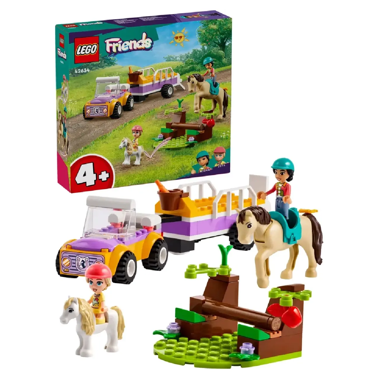 Конструктор LEGO Friends ”Прицеп для лошади и пони”, 105 деталей, для детей от 4 лет