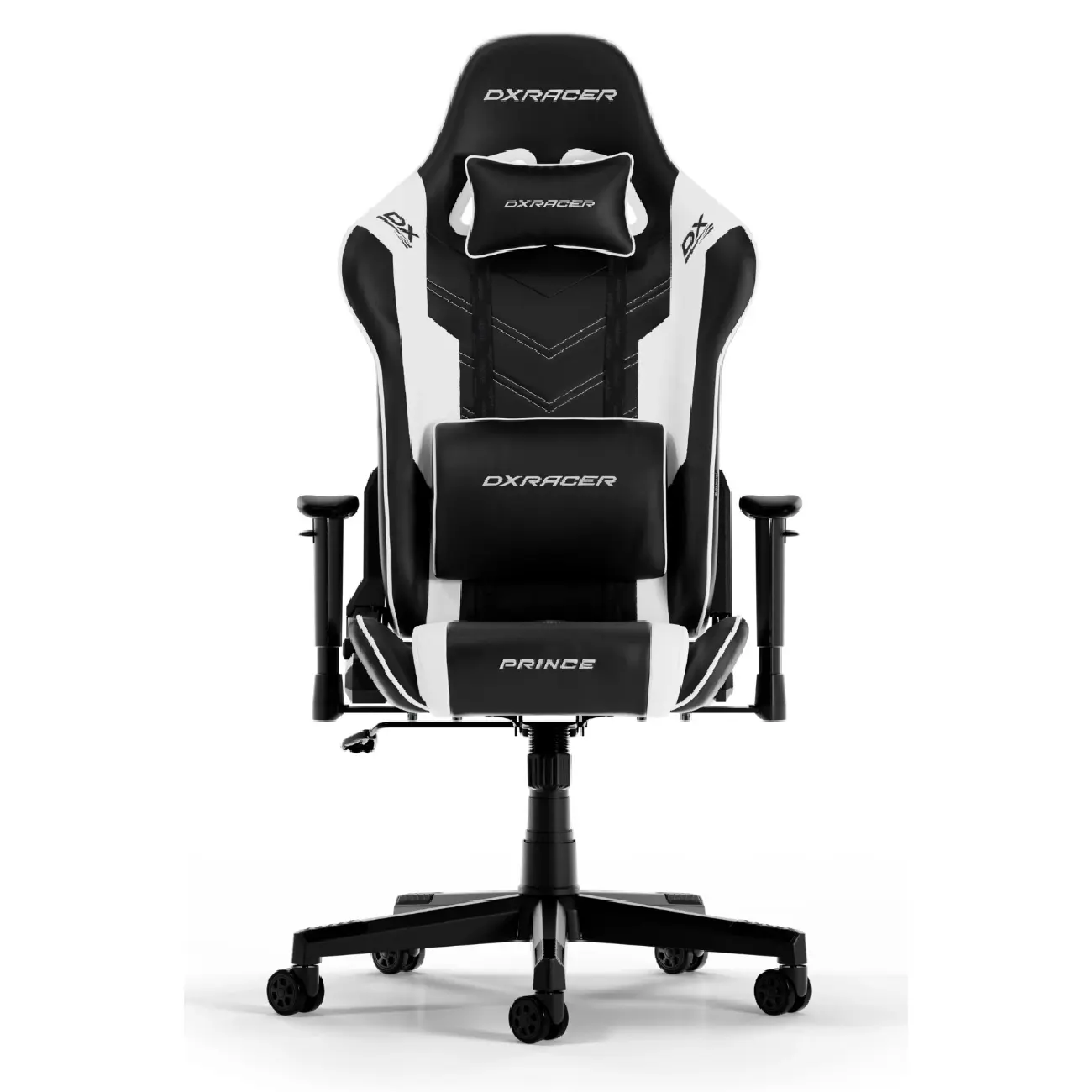 Кресло DXRacer P132 Prince Series Gaming Chair - Black/White