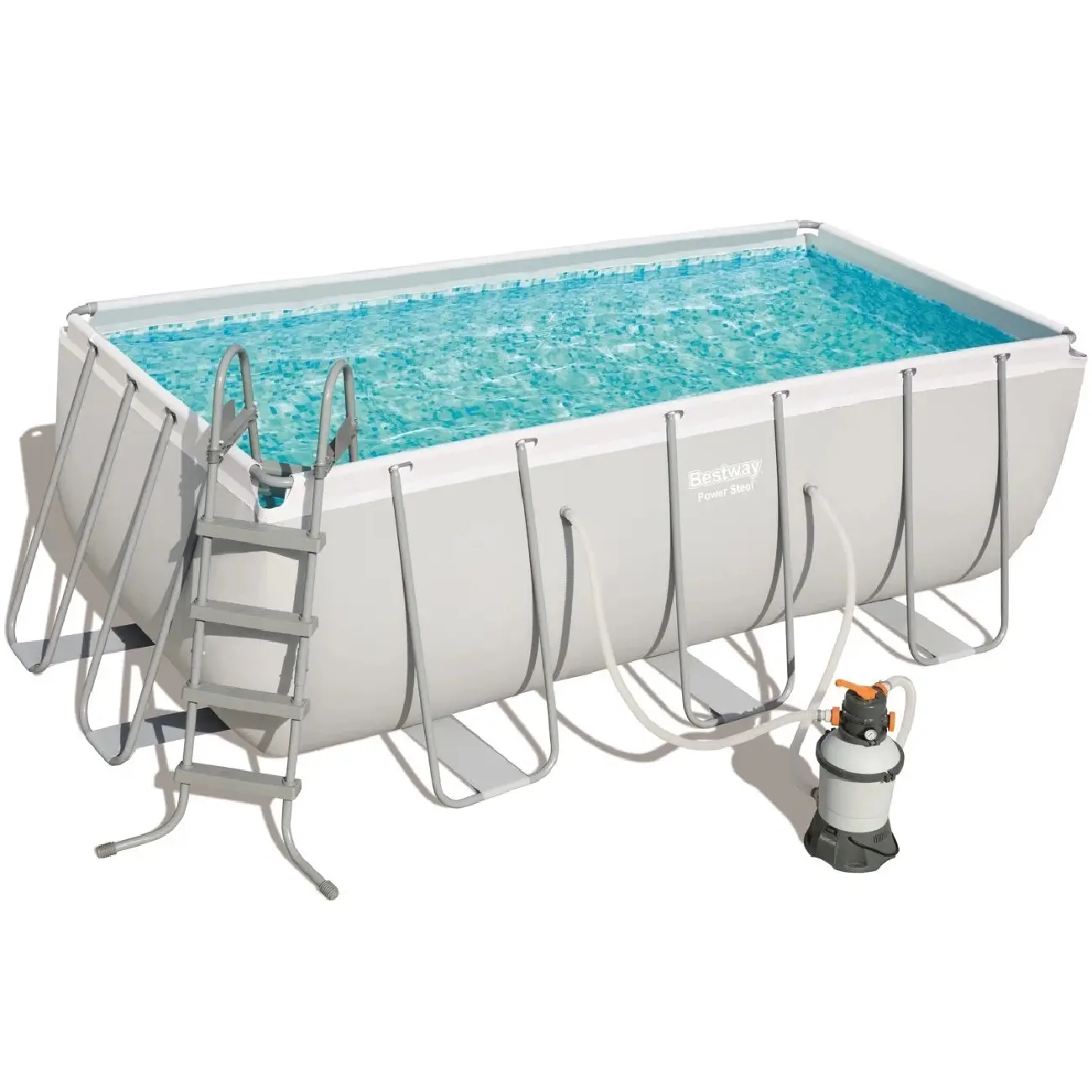 Каркасный бассейн BESTWAY прямоугольный 404х201х100см