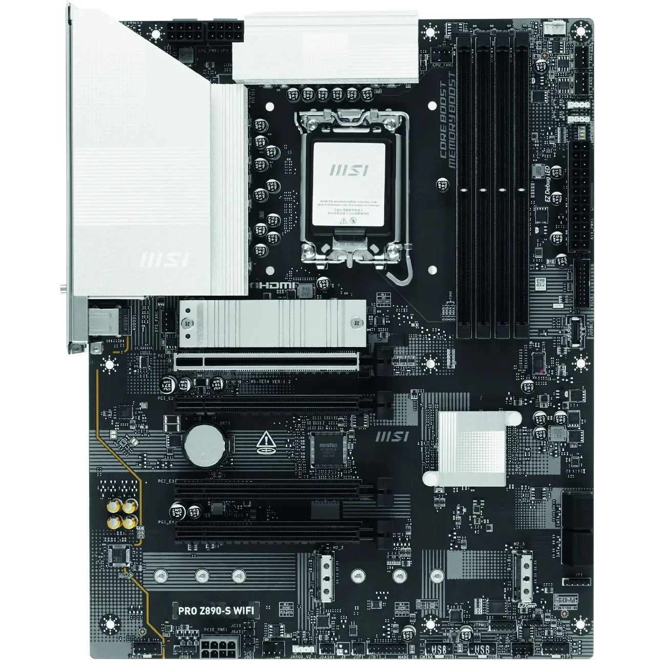 Материнская плата MSI PRO Z890-S WIFI DDR5 LGA1851