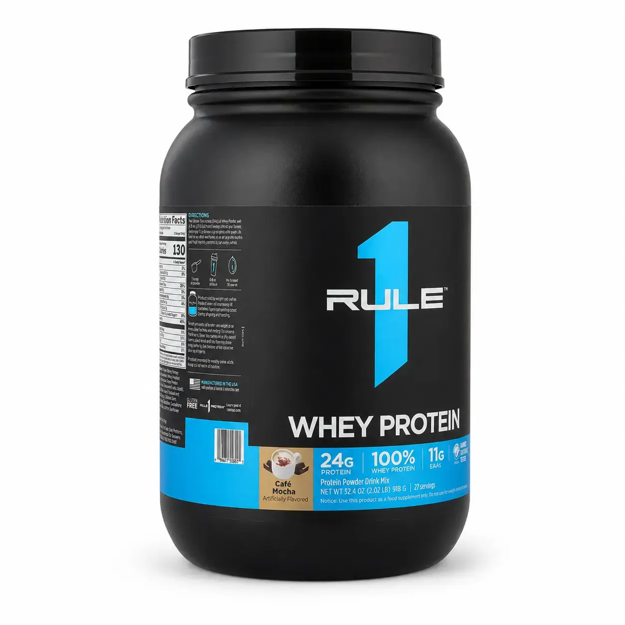 BQ Rule 1 Whey Blend 918 g Cafe Mocha