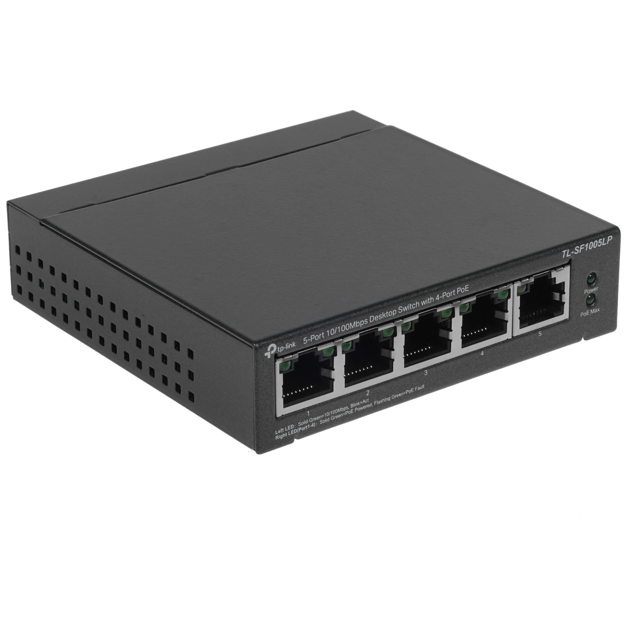 Коммутатор TP-LINK TL-SF1005LP 5-Port 10/100 Mbps Desktop Switch with 4-Port PoE