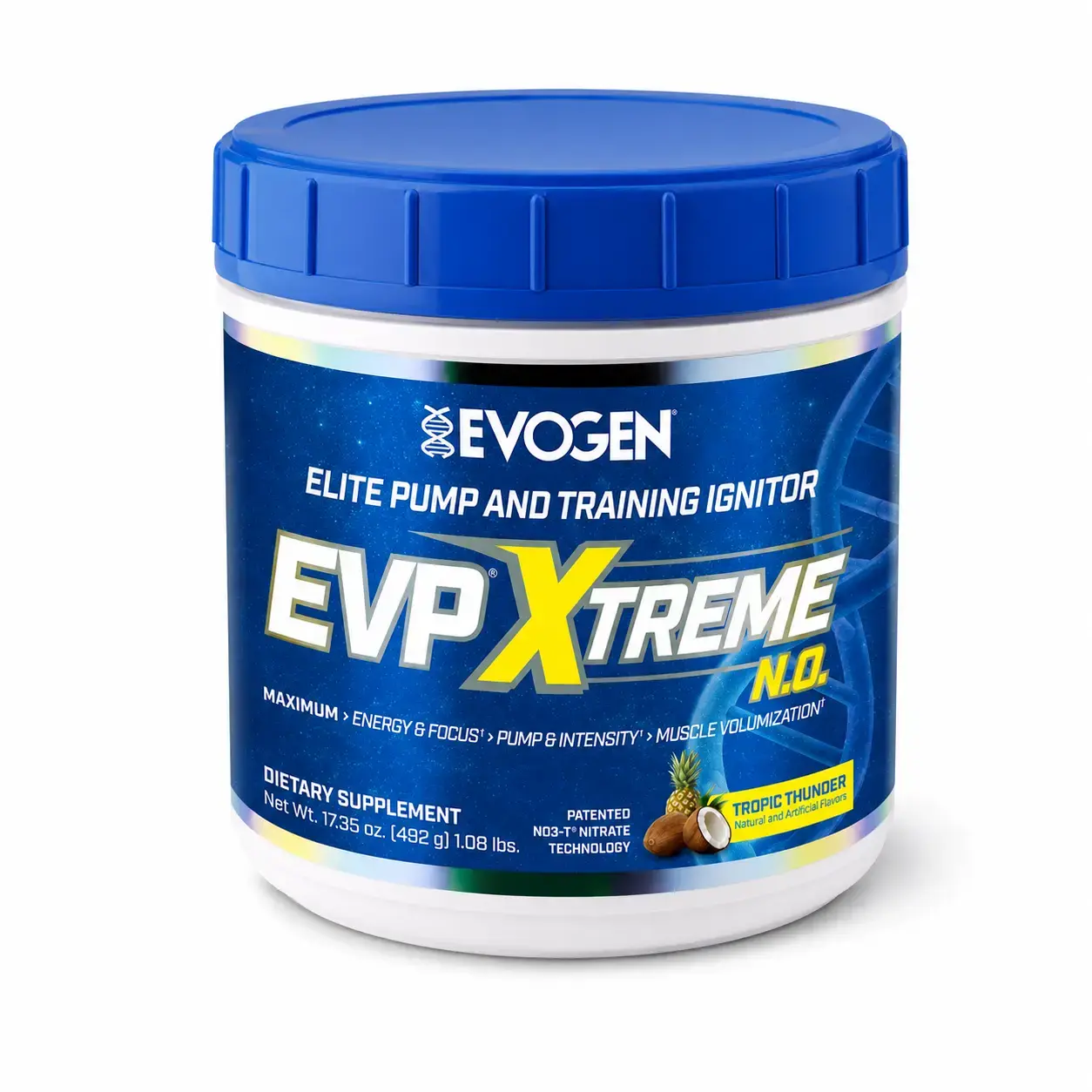 Trenirovkadan oldingi majmua Evogen EVP Xtreme N.O. 492 g Tropic Thunder