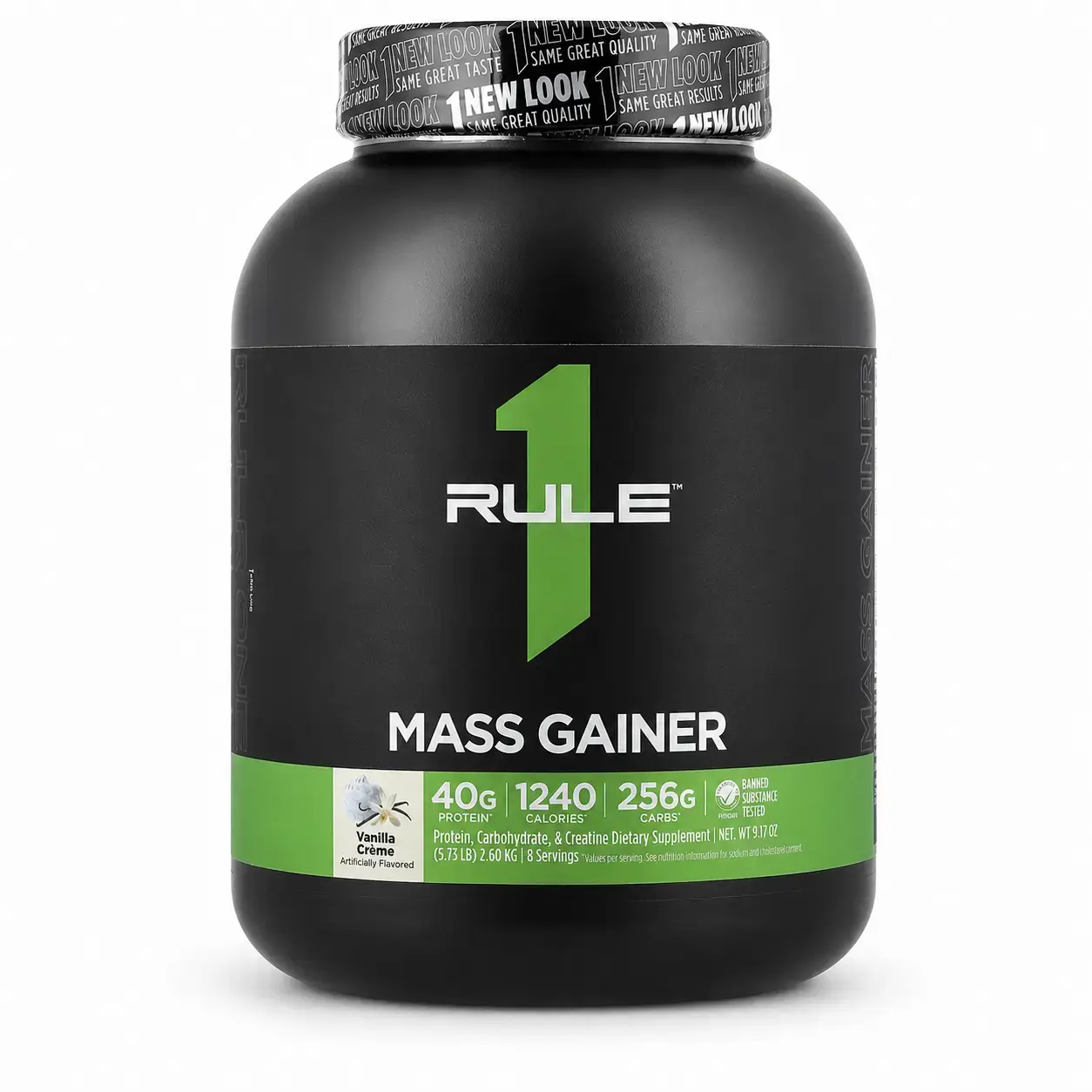 Гейнер Mass Gainer Rule1 (Vanilla Creme) 2.60 kg (5.73 lb)