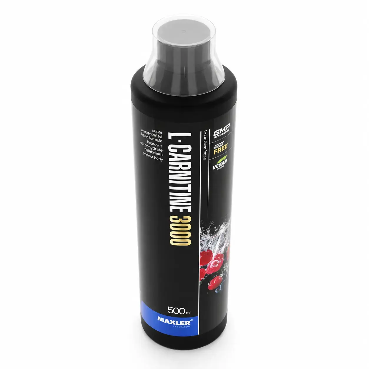 L-karnitin Maxler L-Carnitine 3000 (Blueberry-Raspberry) 500 ml