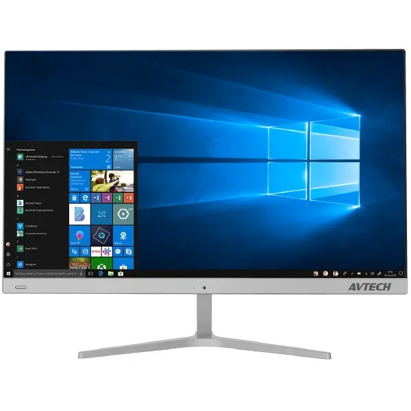 Monoblok AVT X5 I3-12100/DDR4 8GB/SSD 512/H610+PRO C302 WHITE (Silver White)