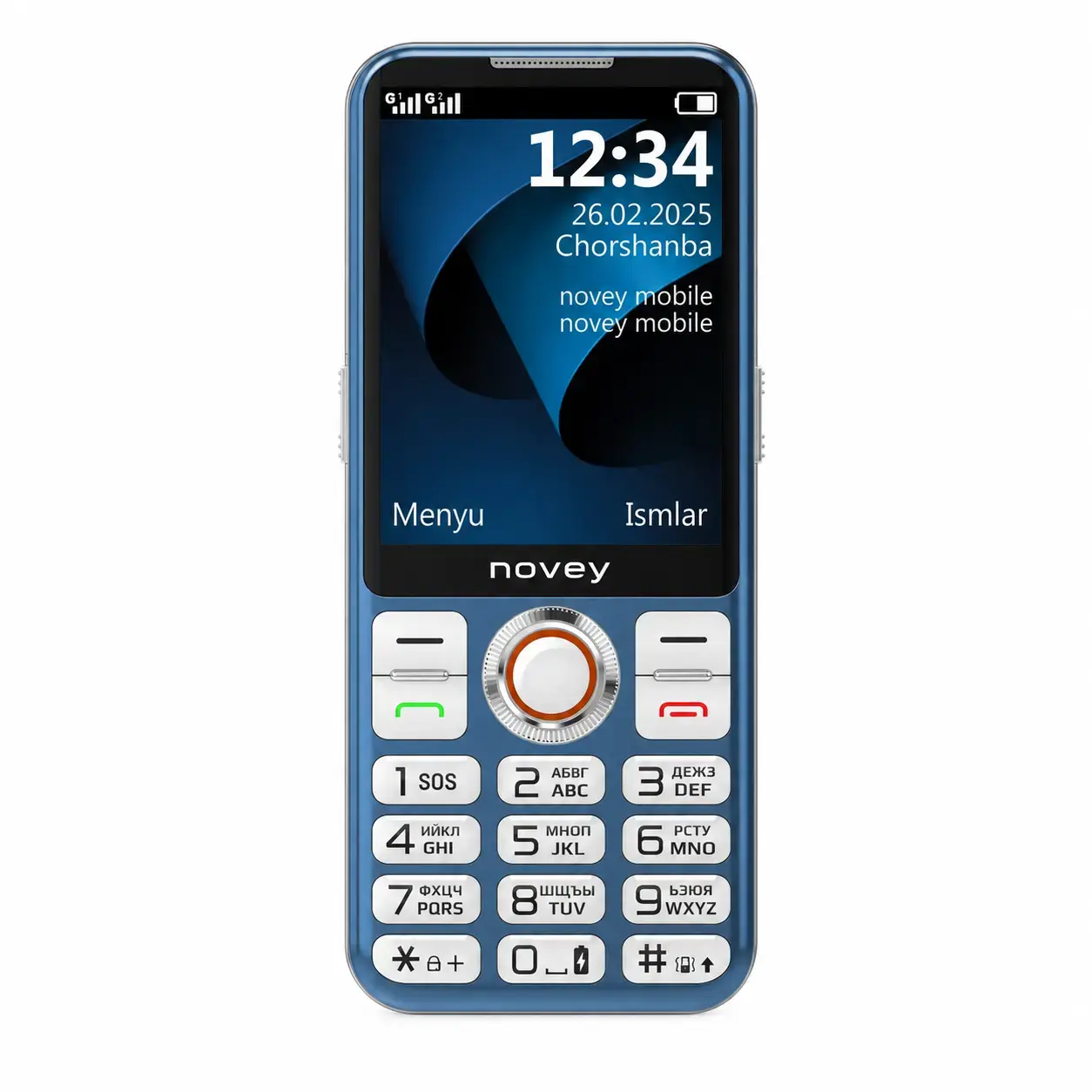 Mobil telefon Novey P100 NAVY BLUE