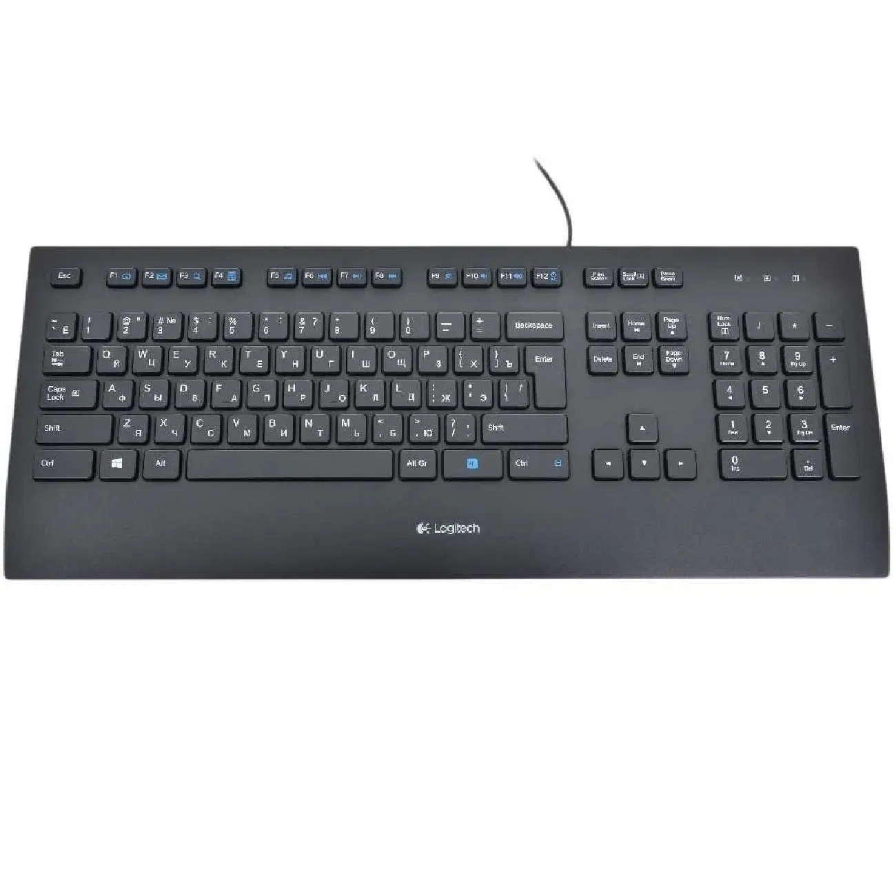 Проводная клавиатура Logitech K280E Pro/K Black в Ташкенте | цены и ...