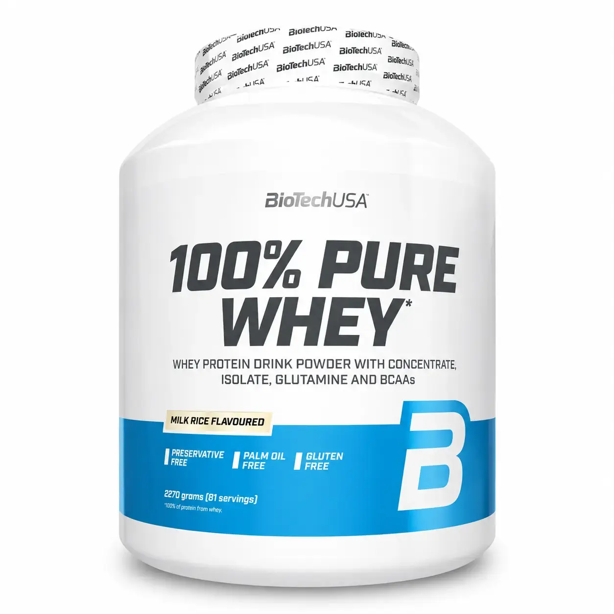 Zardob proteini 100% Pure Whey BioTechUSA (Milk Rice) 2270 g