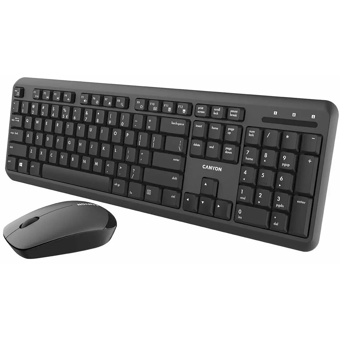 Клавиатура + мышь Canyon CNS-HSETW02-RU Black