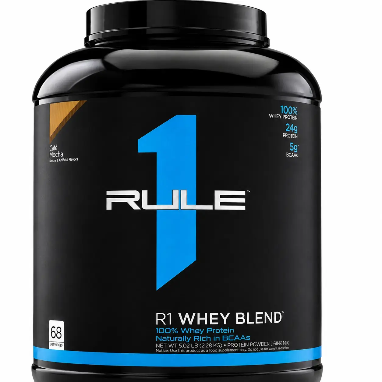 Ko’p komponentli zardobli protein Rule 1 R1 Whey Blend Café Mocha, 2,24 kg (4.95 lb)