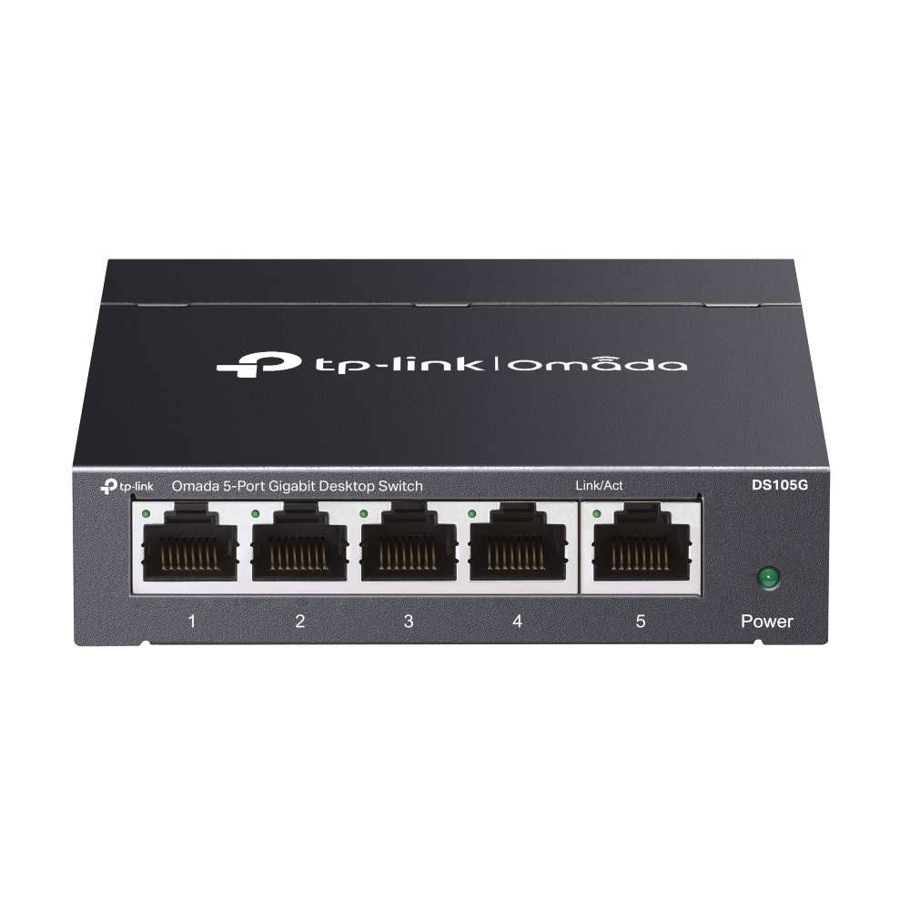 Коммутатор TP-LINK DS105G Omada 5-Port Gigabit Unmanaged Desktop Switch