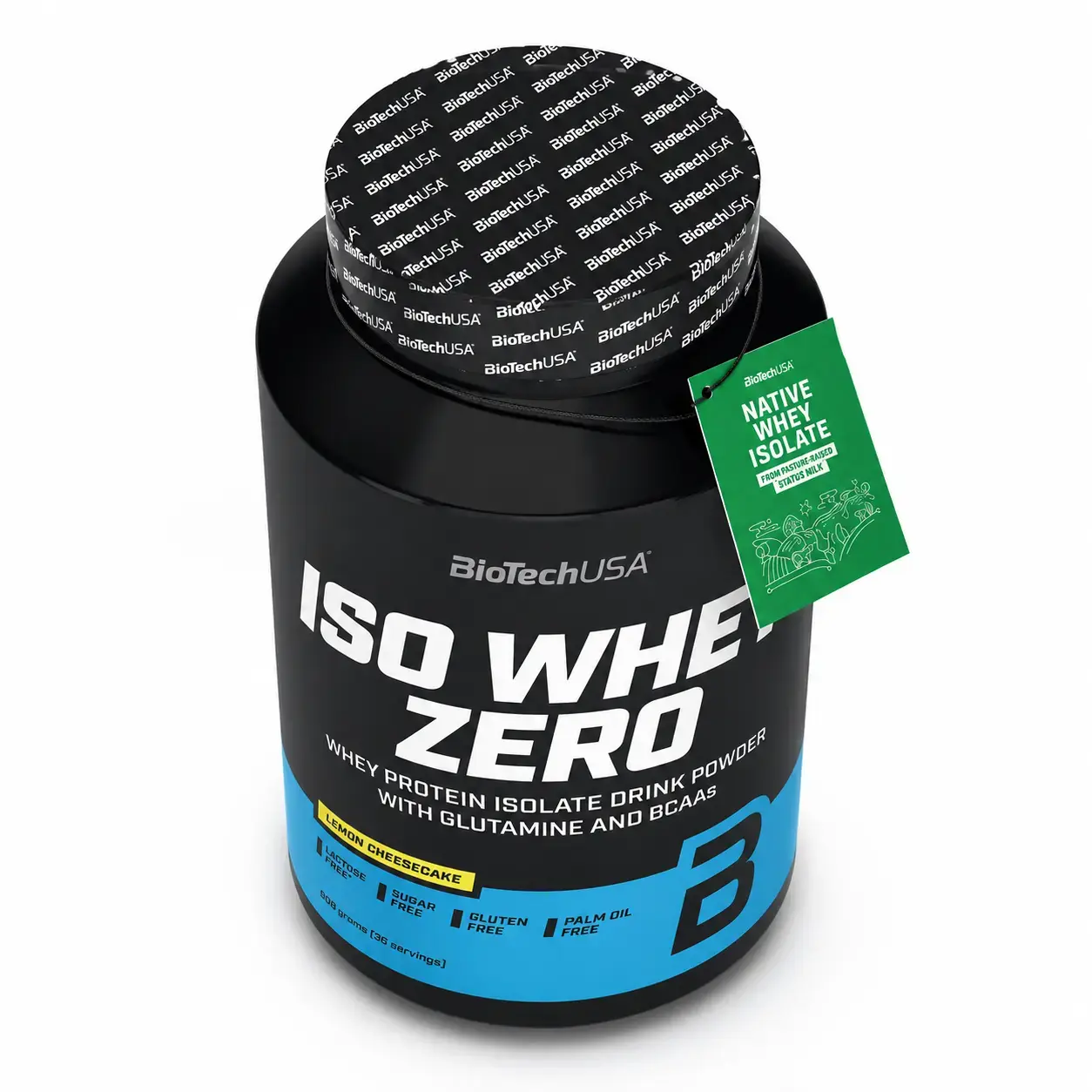Zardob proteini izolyati Iso Whey Zero BioTechUSA (Lemon Cheesecake) 908 g (36 serv)