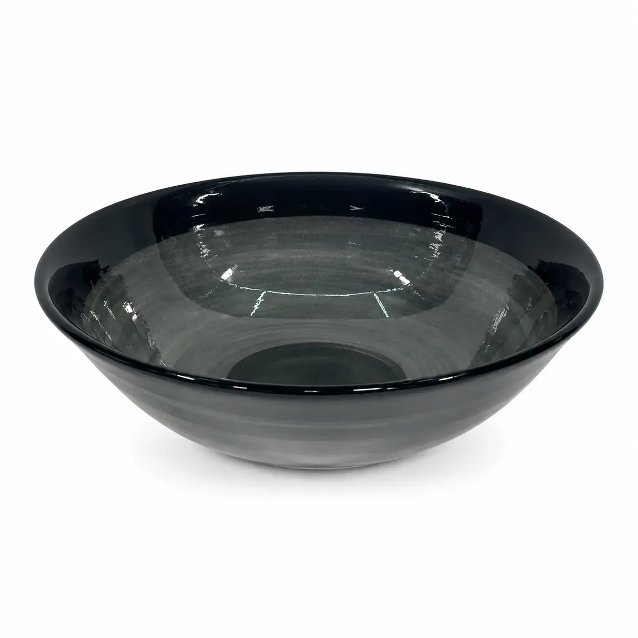 Salat idishi OMS Misir P-35 Salatnica 1 pcs Black