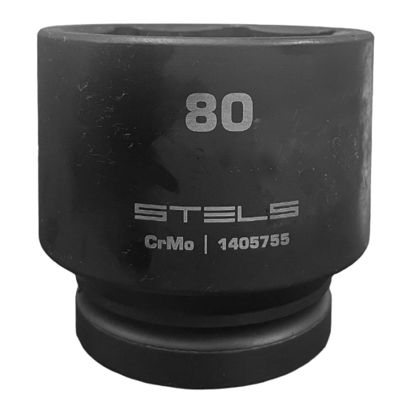 Головка ударная Stels для грузовиков, 80 мм, 1”, 6- гранная, CrMo