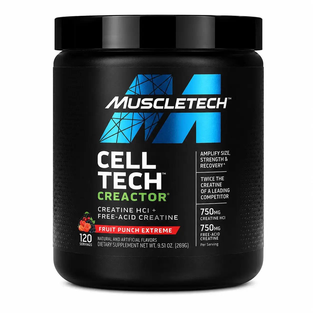БАД MuscleTech Cell-Tech Creactor 120 Servings Fruit Punch