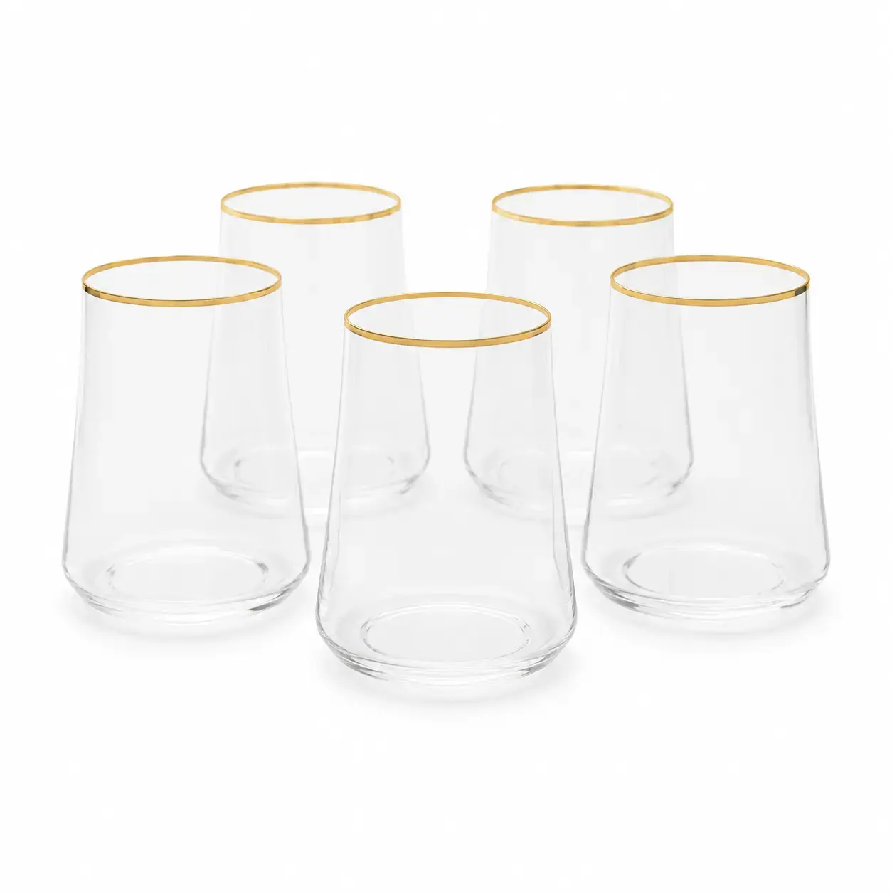 Stakanlar to‘plami Schafer Xtra Soft Drink Glass-6 Pcs-Gold