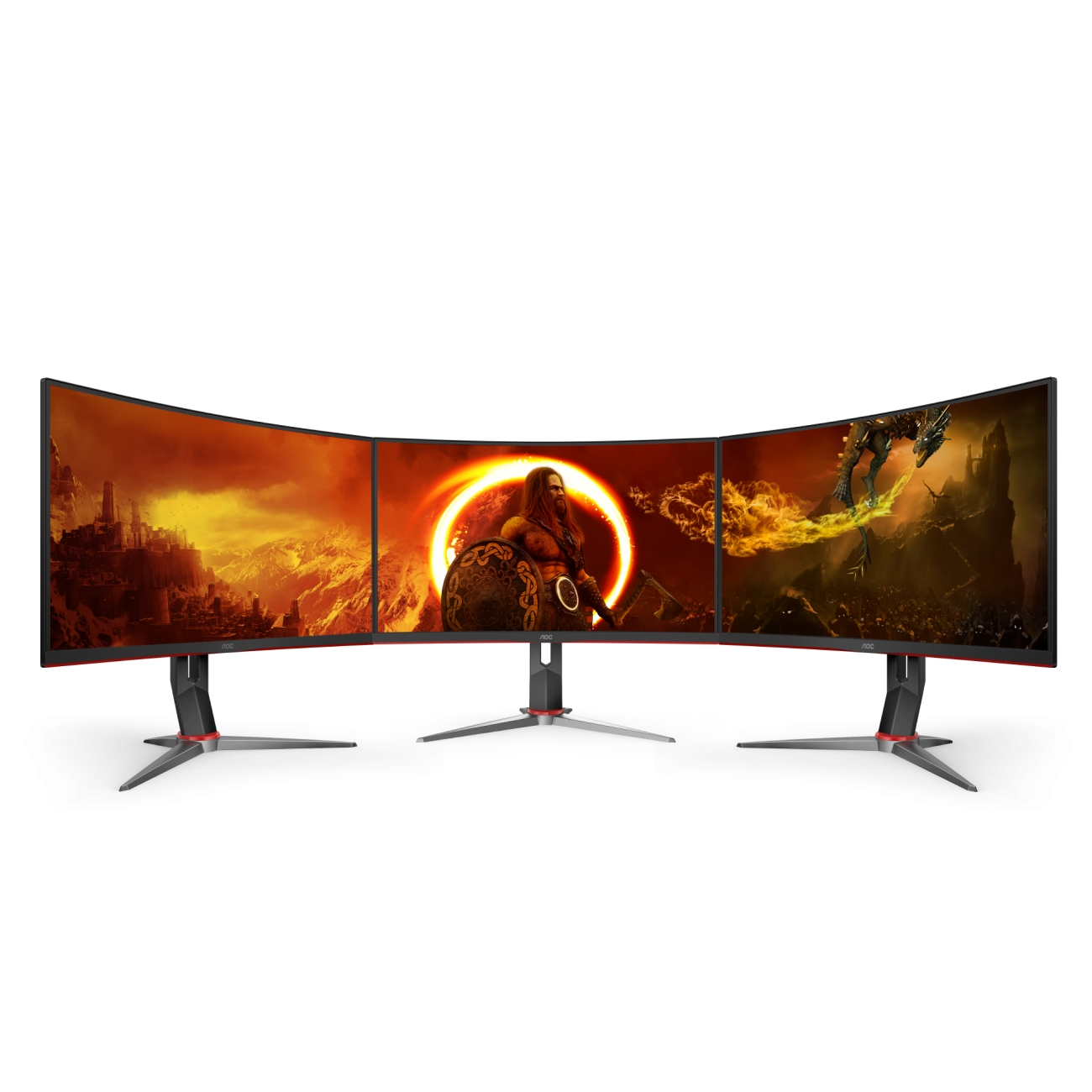 Monitor AOC - 27” C27G2Z Curved Gaming, VA, 280Hz, 0,5 mc, FHD(1920x1080), HDMI+DP, Black