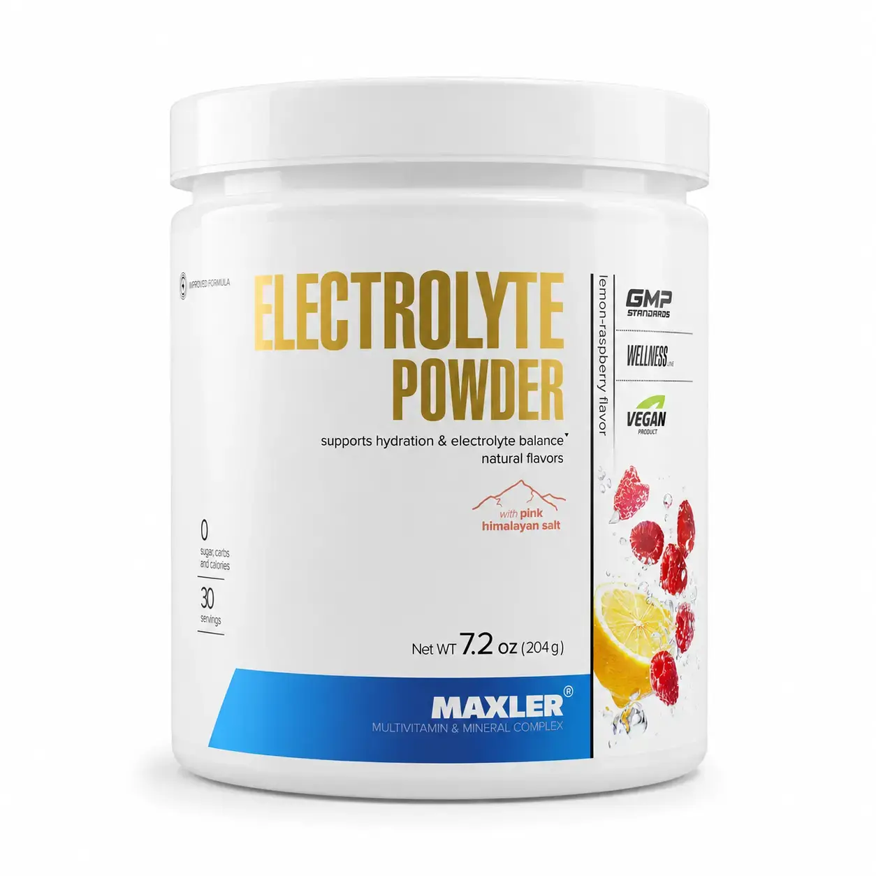 БАД Maxler Electrolyte Powder Lemon Raspberry 204 g