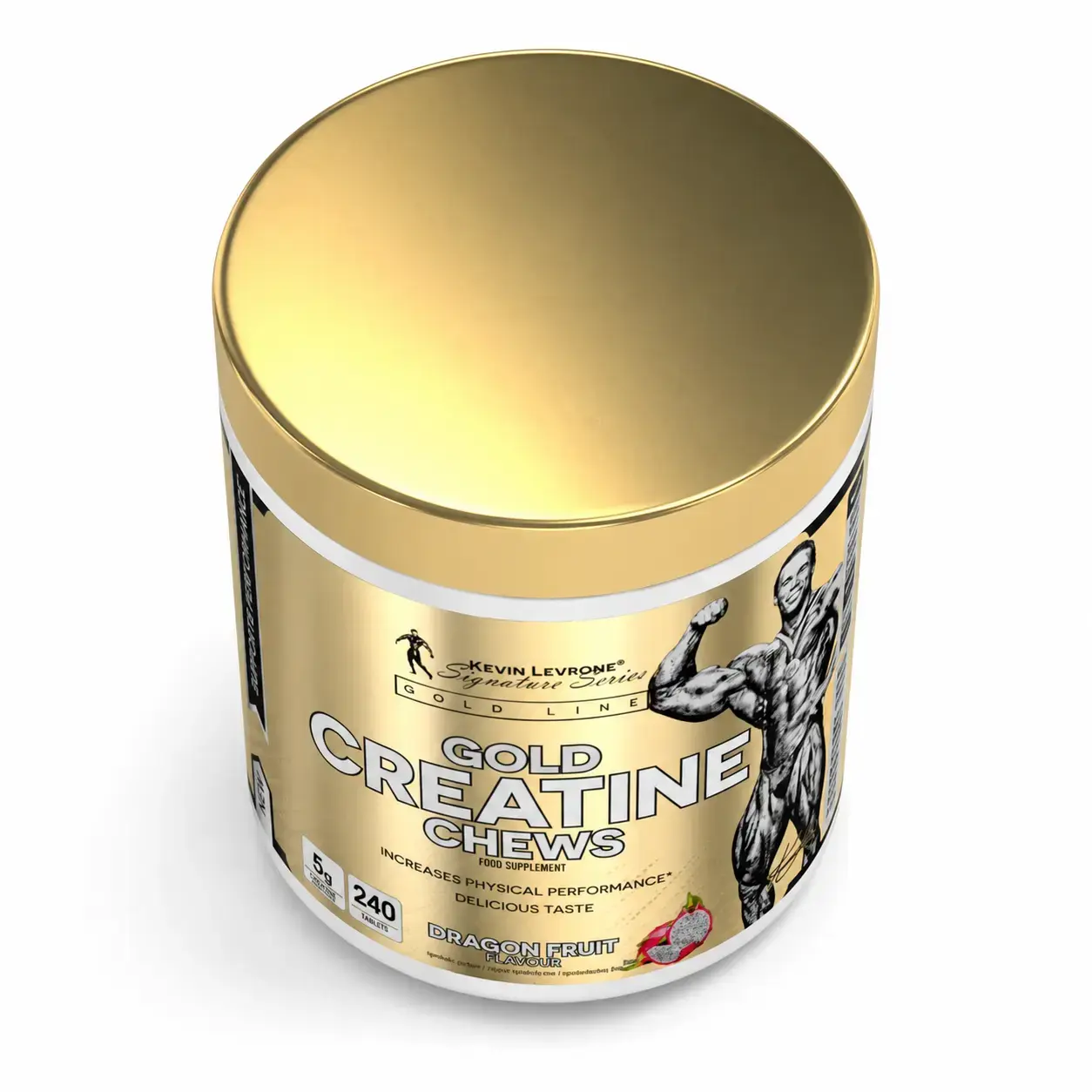 Kreatin Gold Creatine Chews Levrone (Dragon Fruit) 240 Tab