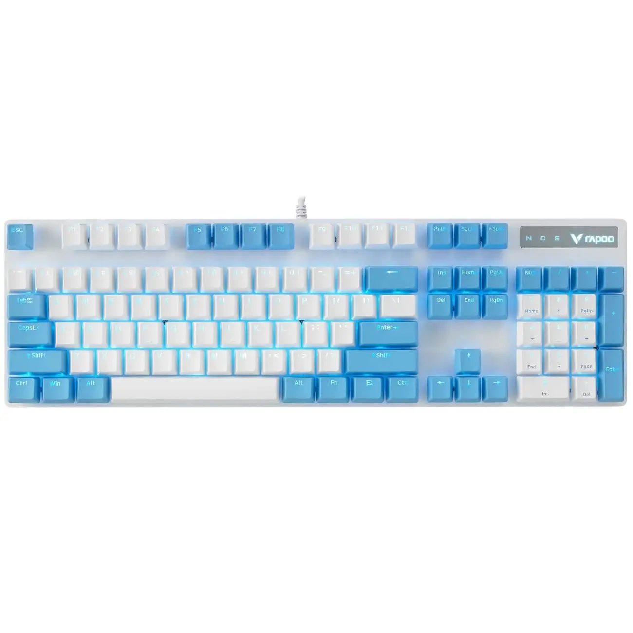 Механическая клавиатура RAPOO V500 PRO WHITE CERULEAN