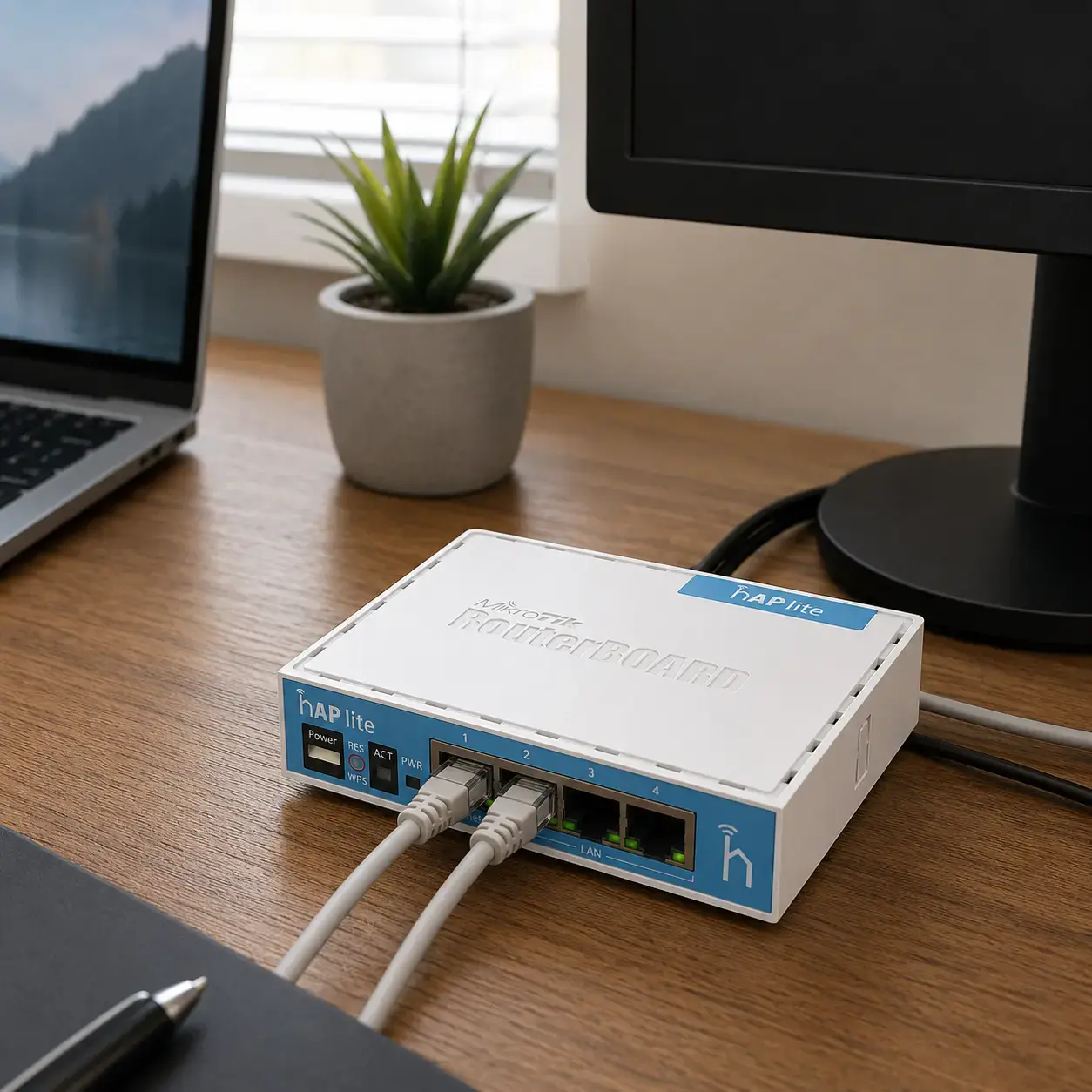 Router Hikvision HAP LITE RB941-2ND MIKROTIK ROUTER