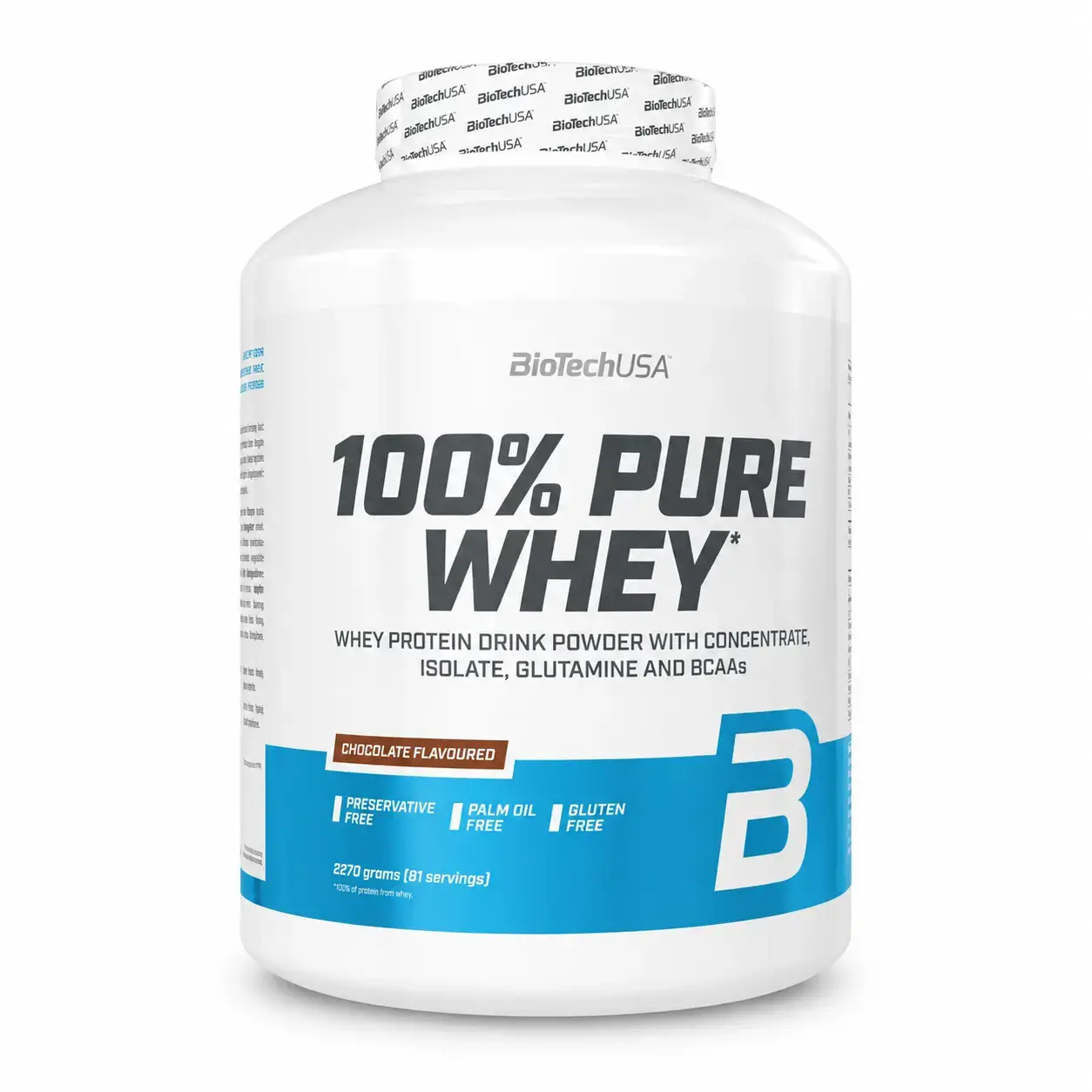 Сывороточный протеин 100% Pure Whey BioTechUSA (Chocolate) 2270 г