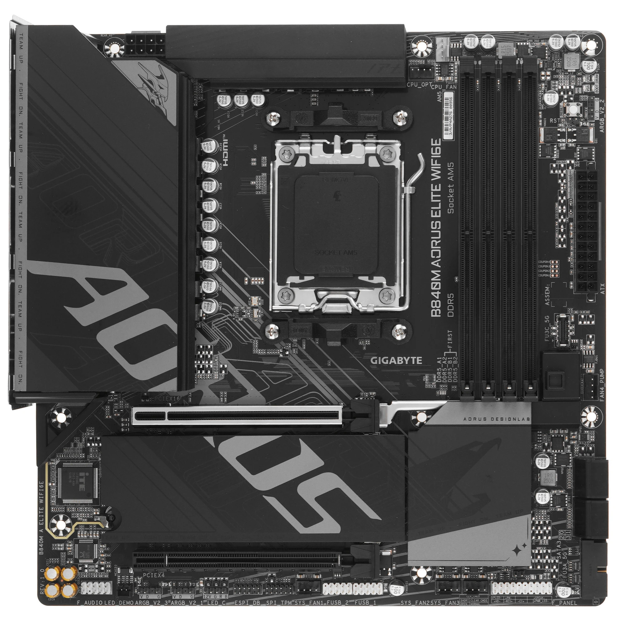 Материнская плата Gigabyte AMD AM5 B840M AORUS ELITE WF6E DDR5