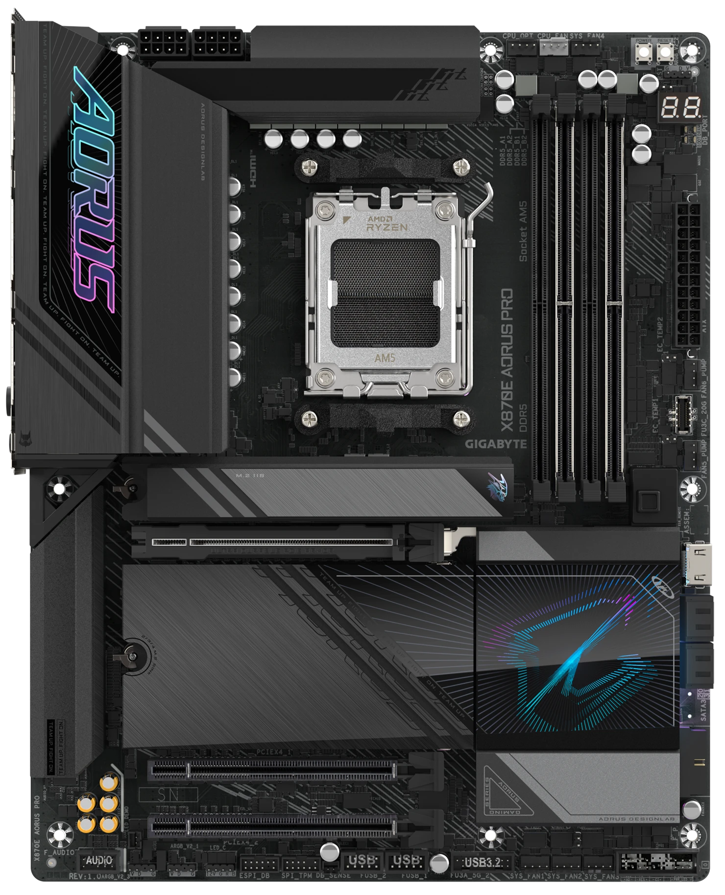 Материнская плата Gigabyte AMD AM5 X870E AORUS PRO DDR5