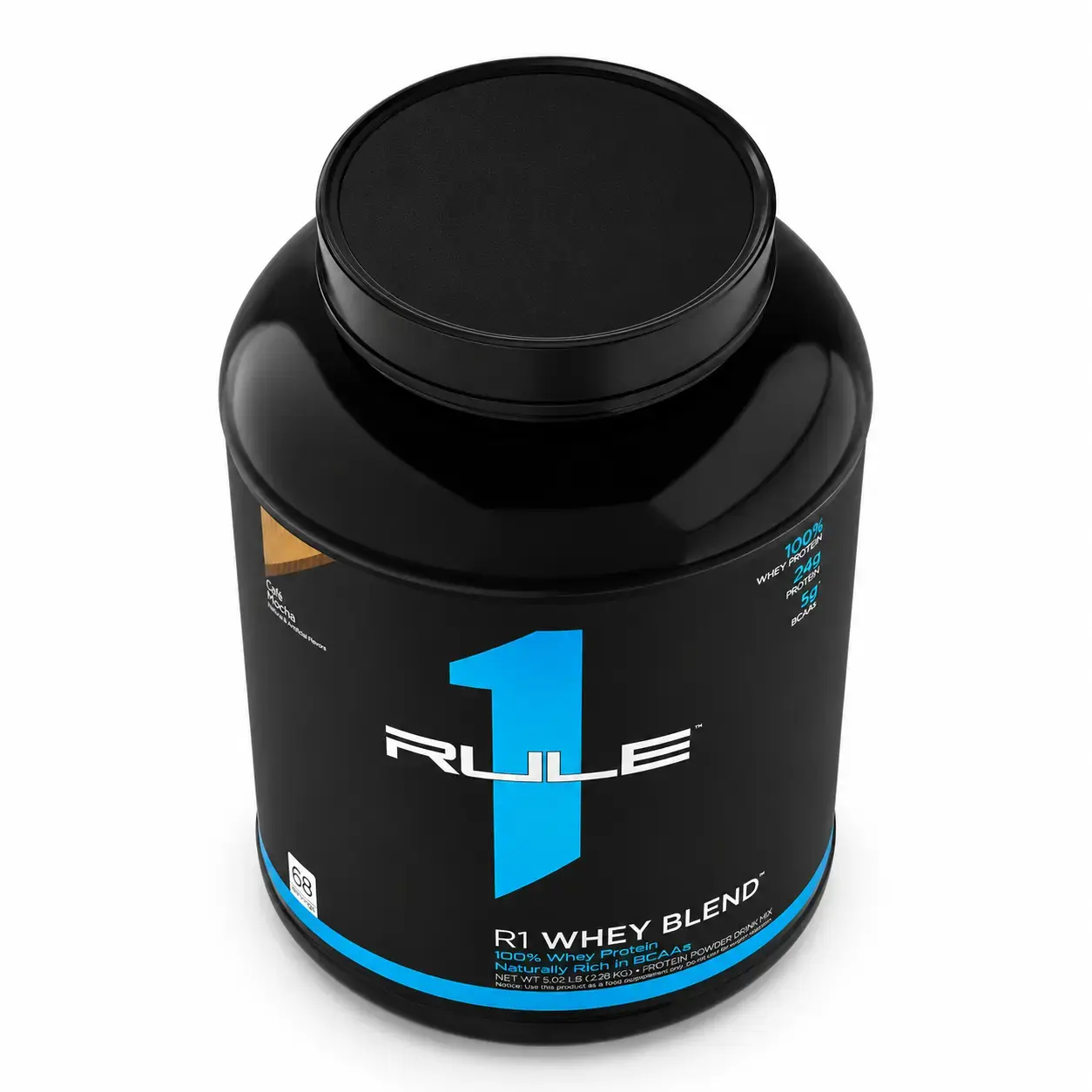 Ko’p komponentli zardobli protein Rule 1 R1 Whey Blend Café Mocha, 2,24 kg (4.95 lb)