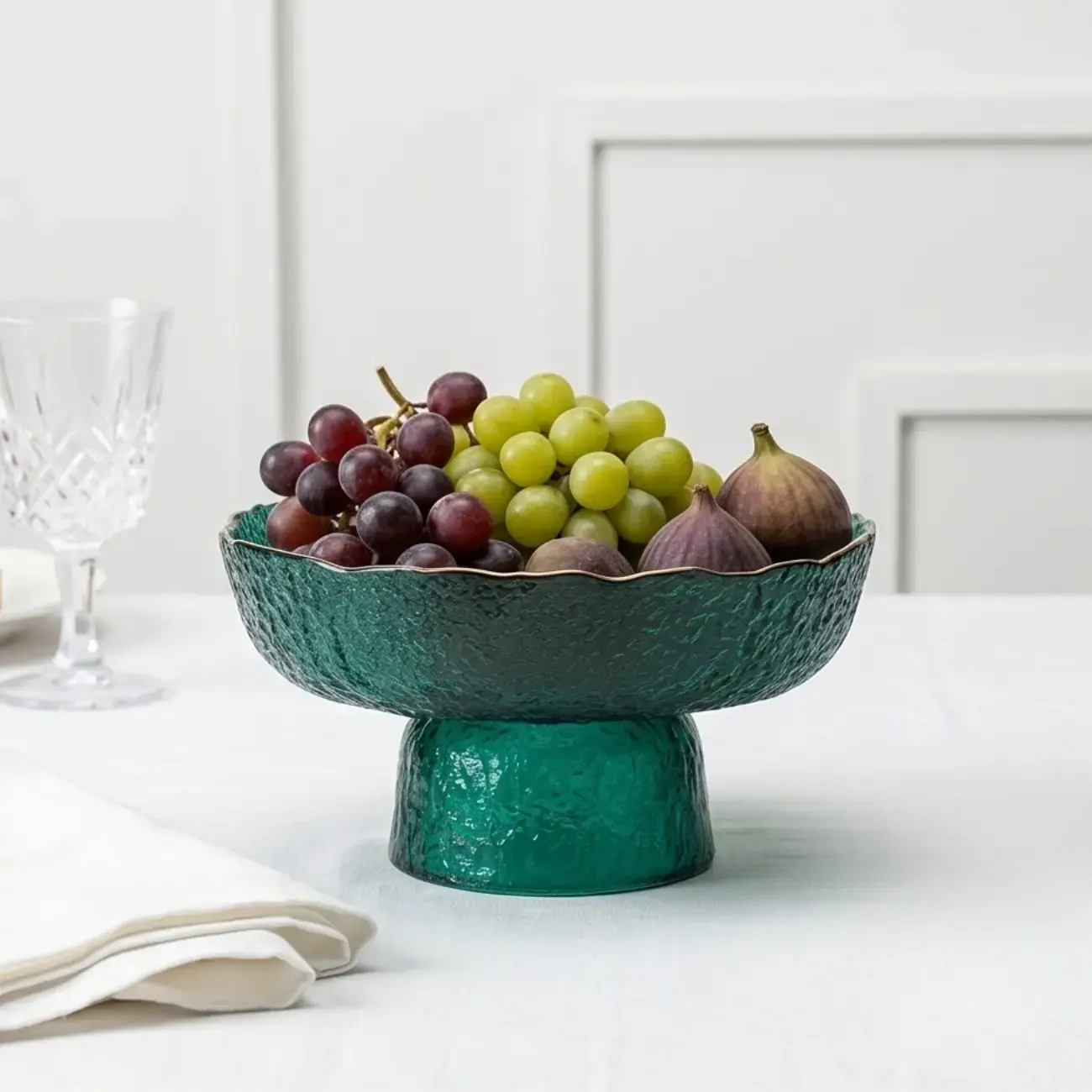 Mevachi SENORITA HOME «Lepestok» Green Ø14 cm