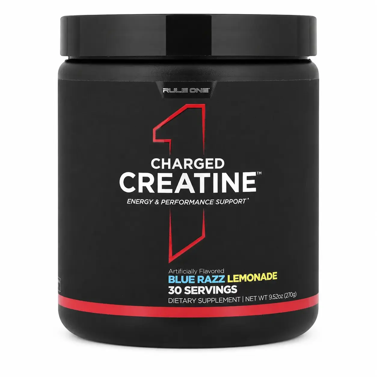 Креатин Charged Creatine Rule1 (Blue Razz Lemonade) 30 Srv (270 g)
