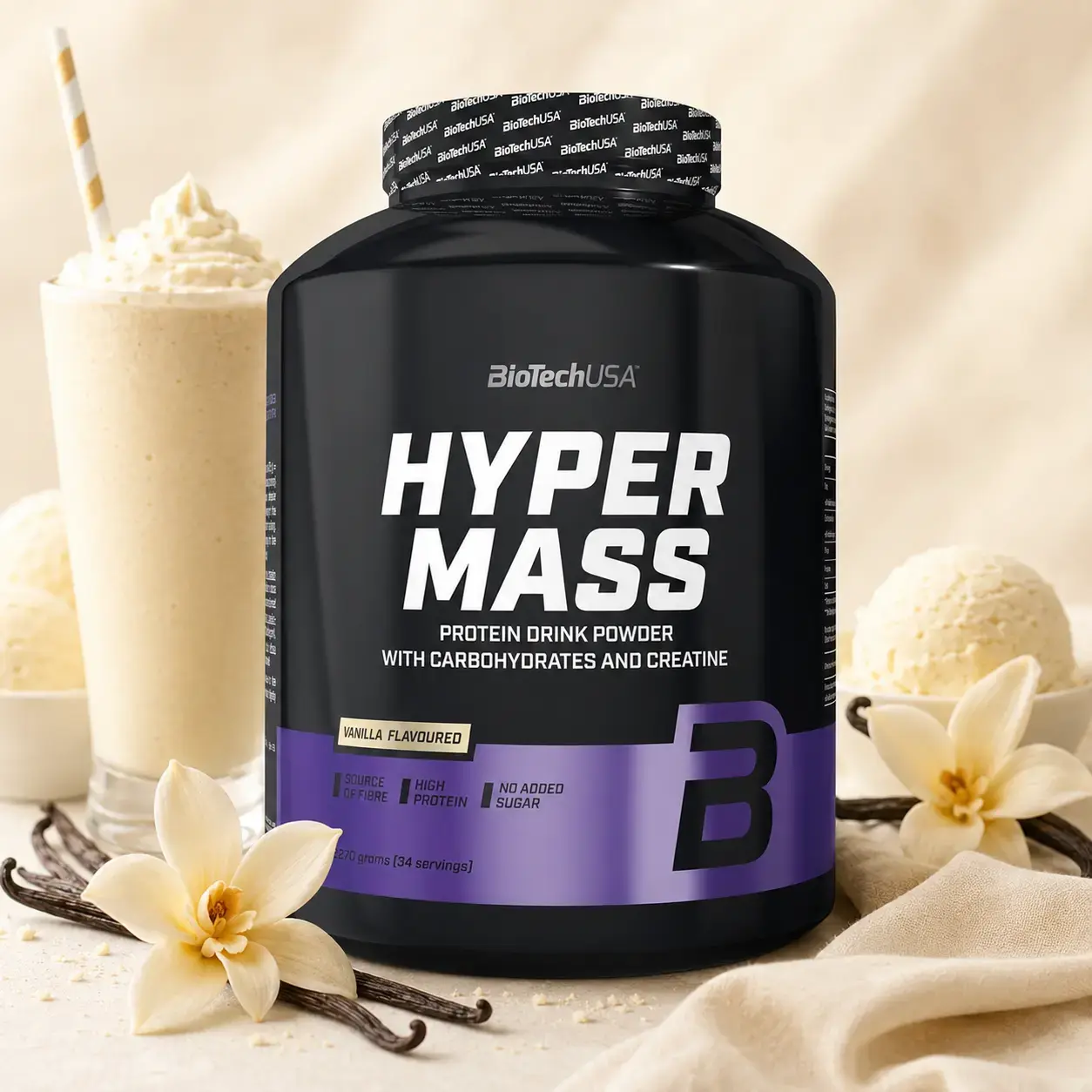 Geyner Hyper Mass BioTechUSA (Vanilla) 2270 g
