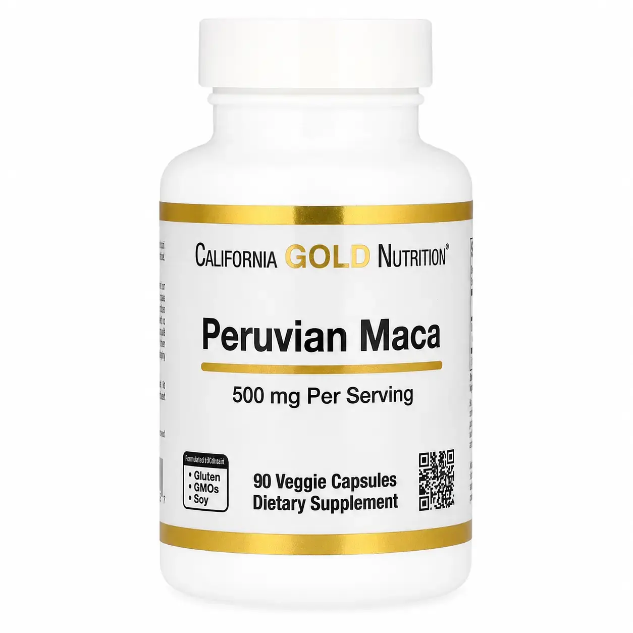 БАД California Gold Nutrition Peruvian Maca 500 mg, 90 Veg Capsules