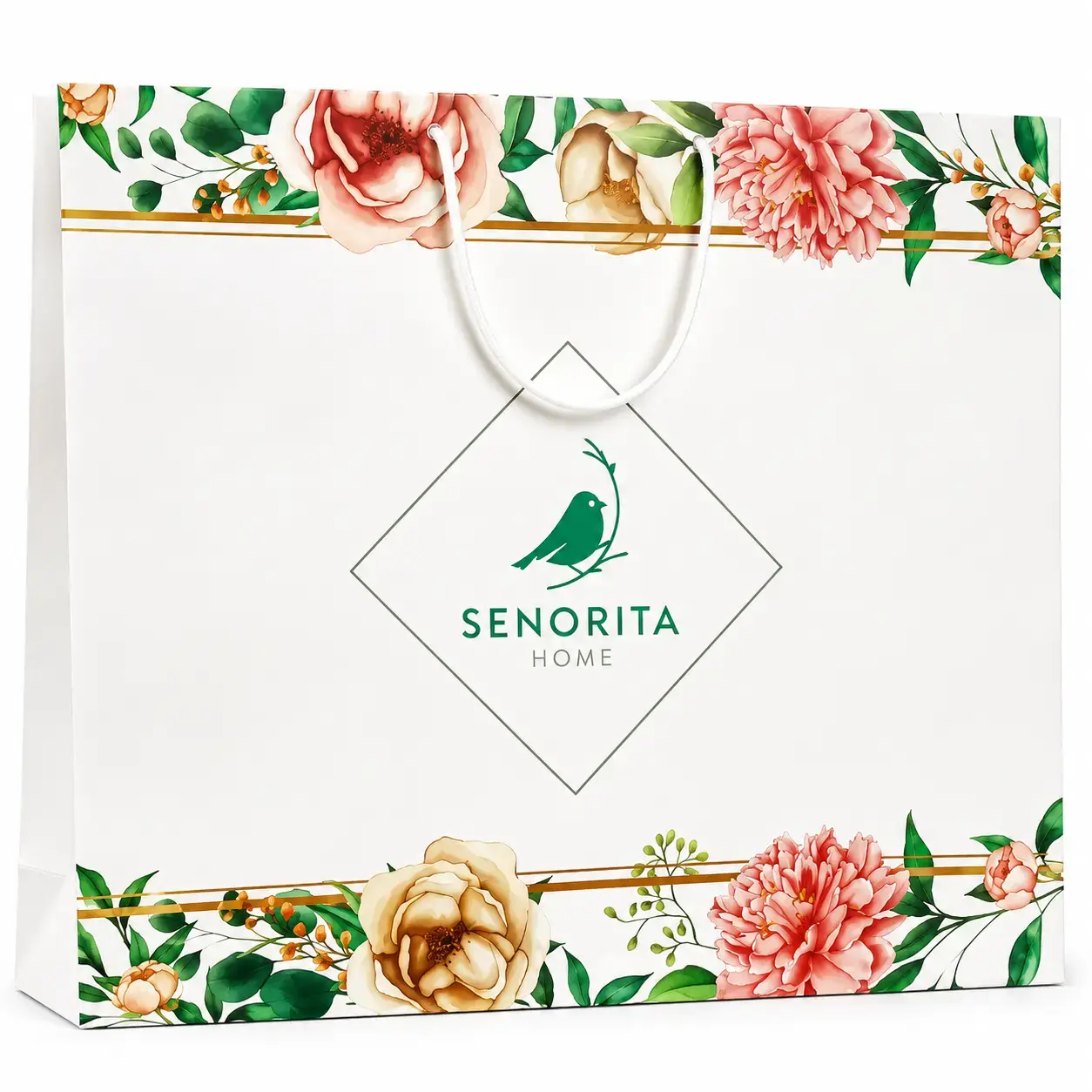 Qog’oz paketi SENORITA HOME FLOWERS o’rtacha