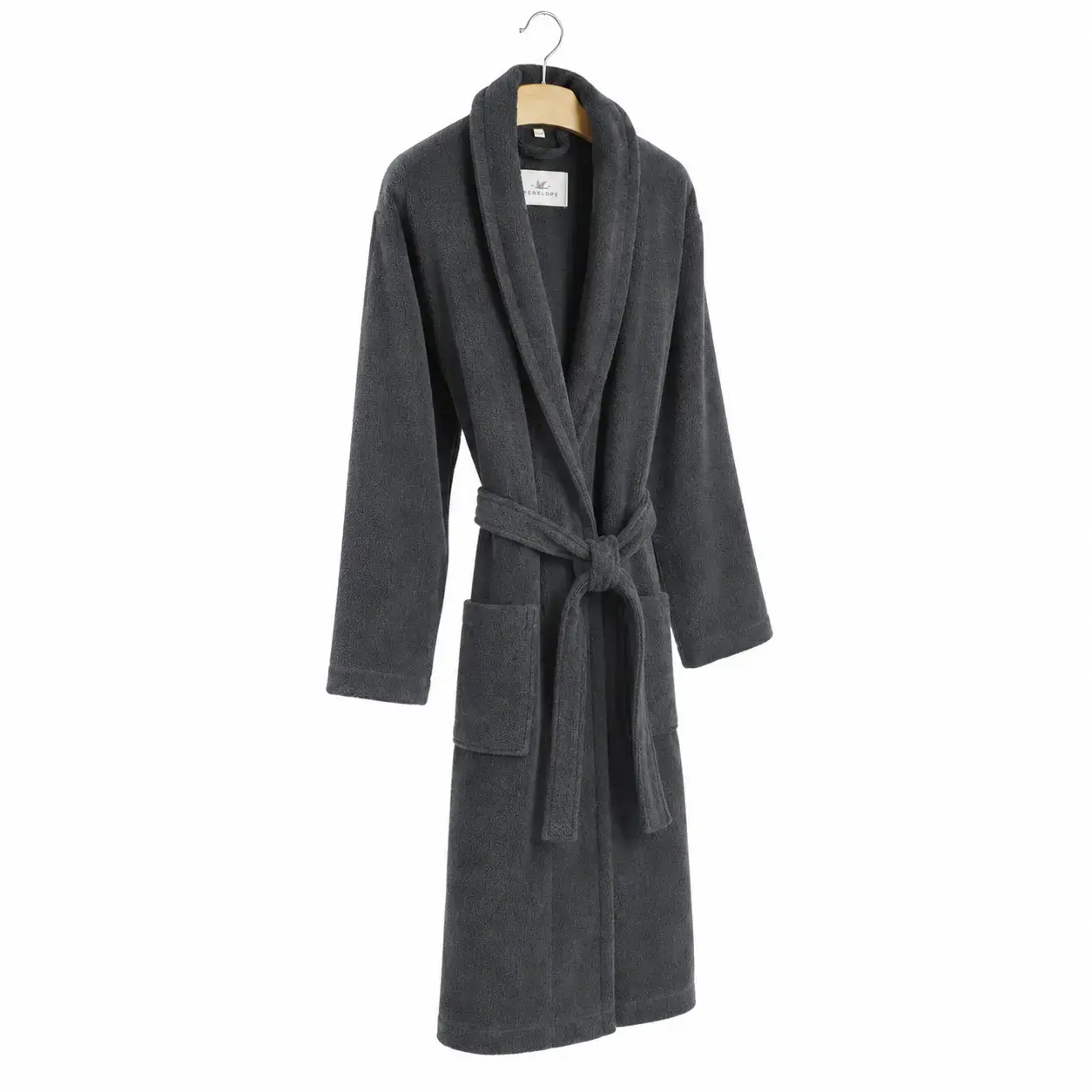 Hammom xalati Penelope Noa Unisex Bathrobe Anthracite XL